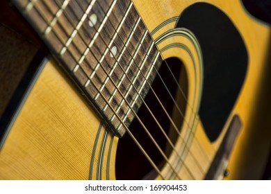 Brown Acoustic Guitar Closeup Stock Photo 169904453 | Shutterstock