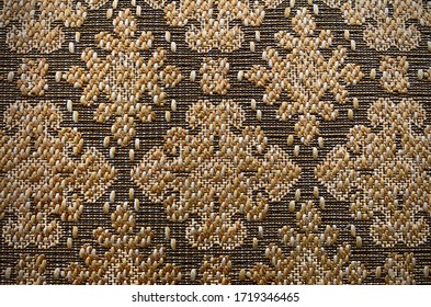 Brown background with patterns close up 