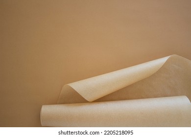 Brown Baking Paper On A Brown Background