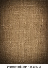 Brown Canvas Texture Or Background