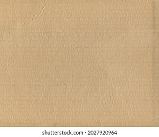 Brown Cardboard Box Texture With Wrinkles