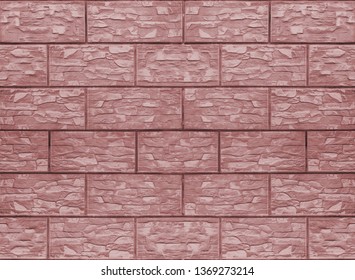 Brown ceramic tiles unglazed non-slip textured for walls, floors, fences, exterior and interior installation