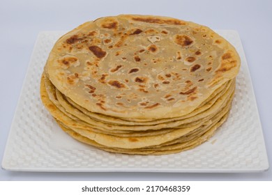 Brown Chapati Kenyan Made African Dishes Food On The Plate 