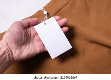 Brown Clothing Paper Tag, Fabric Label, 