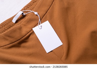 Brown Clothing Paper Tag, Fabric Label, 