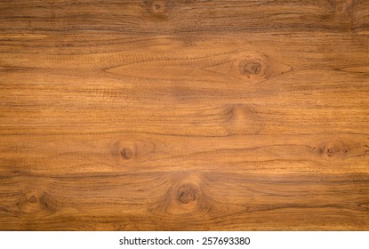 brown color nature  pattern detail of teak wood decorative furniture surface - Shutterstock ID 257693380