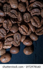 Brown Colored Coffee Beans Above Vantage Point Photography, Macro Photography, Close Up