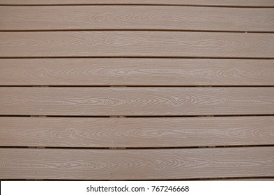 Brown Composite Wood Floor On A Deck