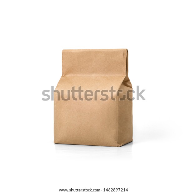 Download Brown Craft Paper Bag Packaging Template Stock Photo Edit Now 1462897214