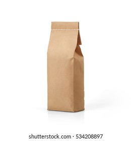 Kraft Paper Bags Mockup Blank Paper Stock Illustration 1172873899