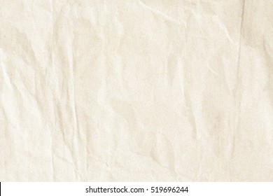 Brown crumpled paper texture - Shutterstock ID 519696244