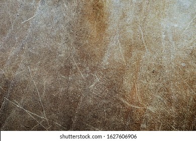 Brown Distressed Leather As A Background