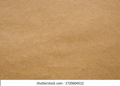 Brown Eco Recycled Kraft Paper Sheet Texture Cardboard Background