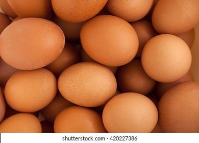 A Lot Of Brown Eggs