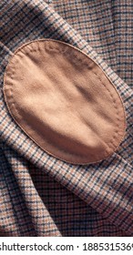 Brown Elbow Patch In Tweed Jacket