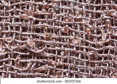 Brown fabric woven texture