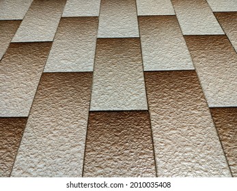 Brown Floor Slanted Square Background