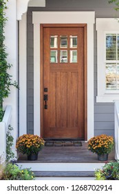 Brown Front Door