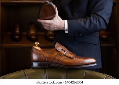 expensive leather shoes