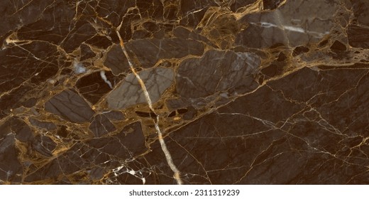 Brown With Golden and white Veins Marble wallpaper elegant effect on bedroom, bathroom, living room and dining room walls, modern black, textured grey, luxurious natural designs, Created from photos.