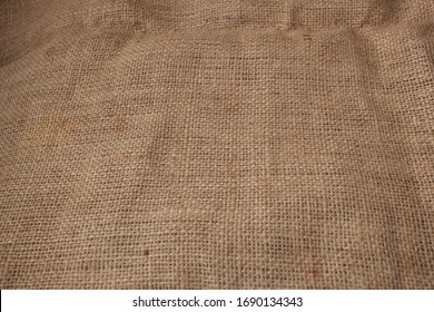 Brown Gunny Sack Texture For Background 