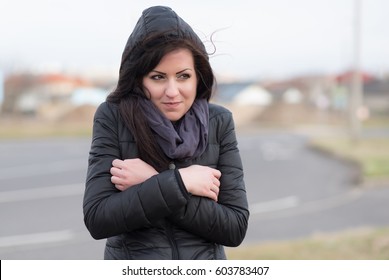 Audition glory hole Cold in naked pic posing shivering woman