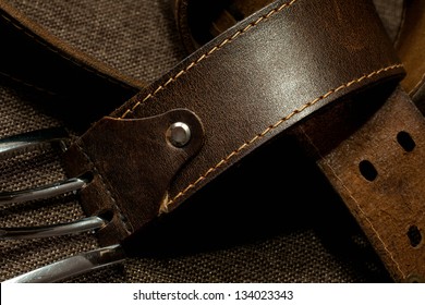 Brown Leather Belt