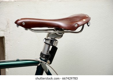 leather bike seat