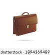 briefcase isolated