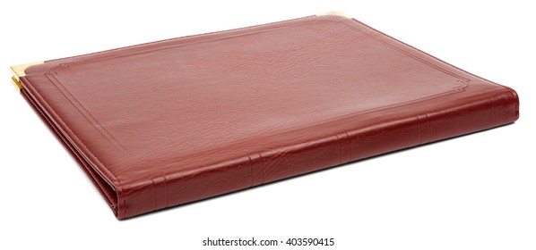 Brown Leather Folder