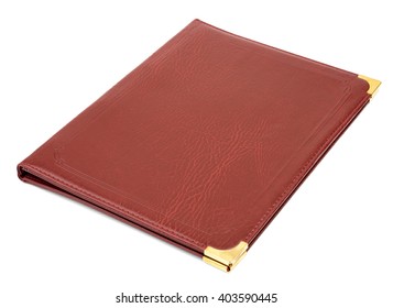 Brown Leather Folder