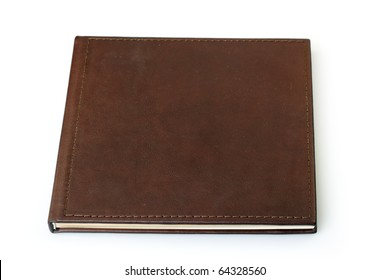 Brown Leather Photo Album Cover