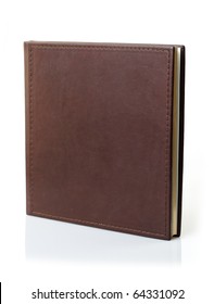 Brown Leather Photo Album Cover