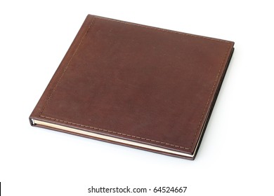 Brown Leather Photo Album Cover