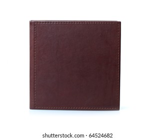 Brown Leather Photo Album Cover