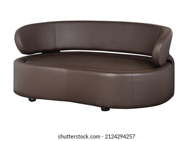 Brown Leather Sofa Modern Style