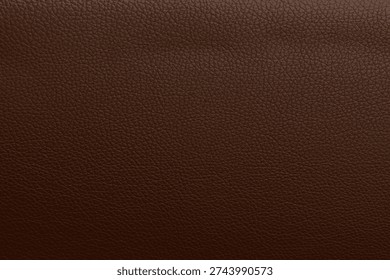Brown leather texture background.Use for jacket sofa book cover tag shoes.Rich brown leather jacket close up, macro brown leather jacket texture, soft rugged grain pattern surface fashion design bg