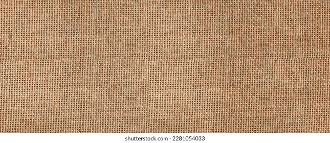 Brown light natural linen texture for the background - Shutterstock ID 2281054033
