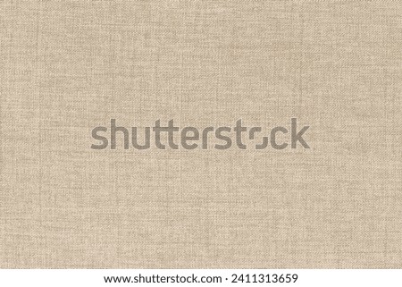 Brown linen fabric texture background, seamless pattern of natural textile.