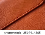 Brown macro synthetic leather,Synthetic leather brown background texture. Brown leather textured background.