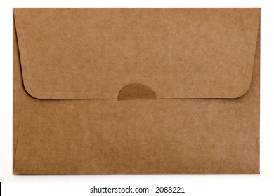 Brown Manila Envelope On White