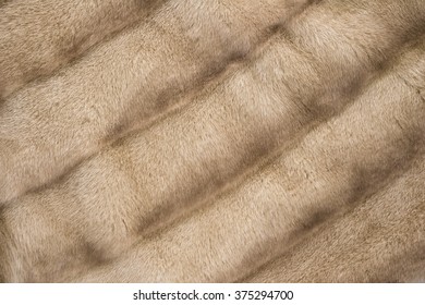 Brown Mink Fur Coat Texture Background