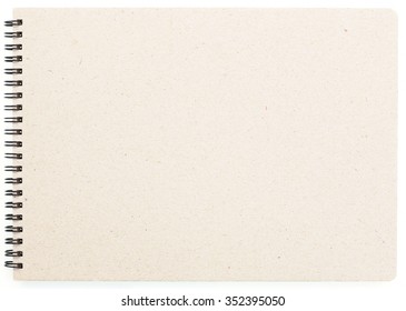 Brown notebook - Shutterstock ID 352395050