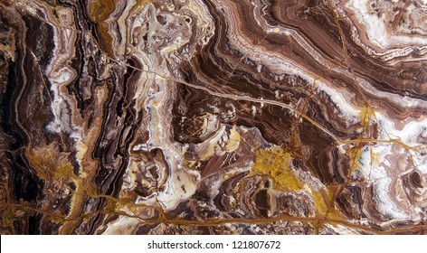 Brown Onyx Stone Slab Surface