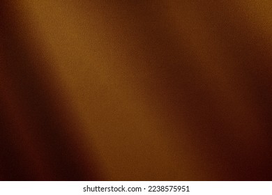 Brauner orangefarbener Seidensatin. Stoffhintergrund für Design. Gradient. Schokoladenfarbe. Dunkel abstrakter, eleganter Hintergrund. Matte, Schimmer. Vorlage. – Stockfoto