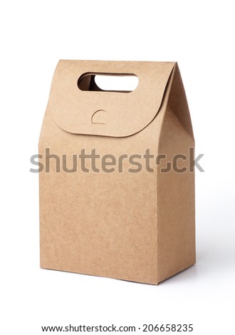 Brown Paper Bag Stock Photo (Edit Now) 206658235 - Shutterstock