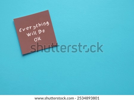 Similar – Image, Stock Photo everything will be all right