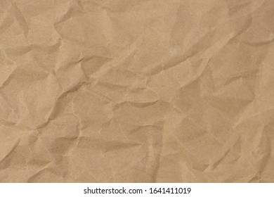 Brown paper with wrinkles texture background - Shutterstock ID 1641411019