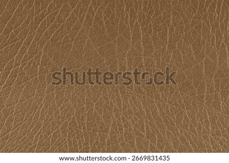 Brown pattern, design, leather fabric for sewing, dermantine, artificial leather texture background close up