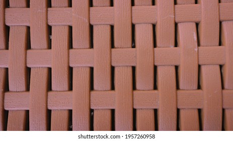 Brown Plastic Chair Close Up